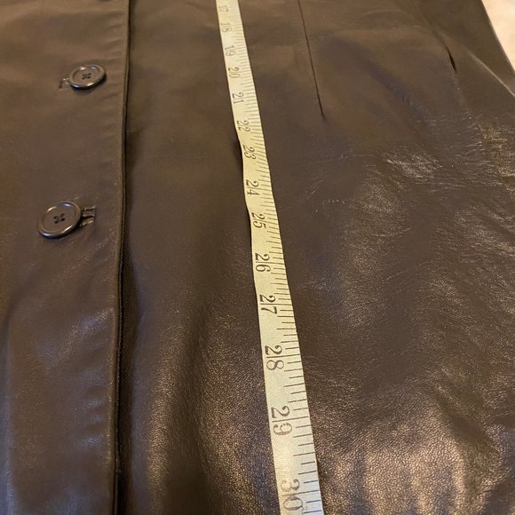 Coach 1941 black leather coat - XL - Picture 4 of 6